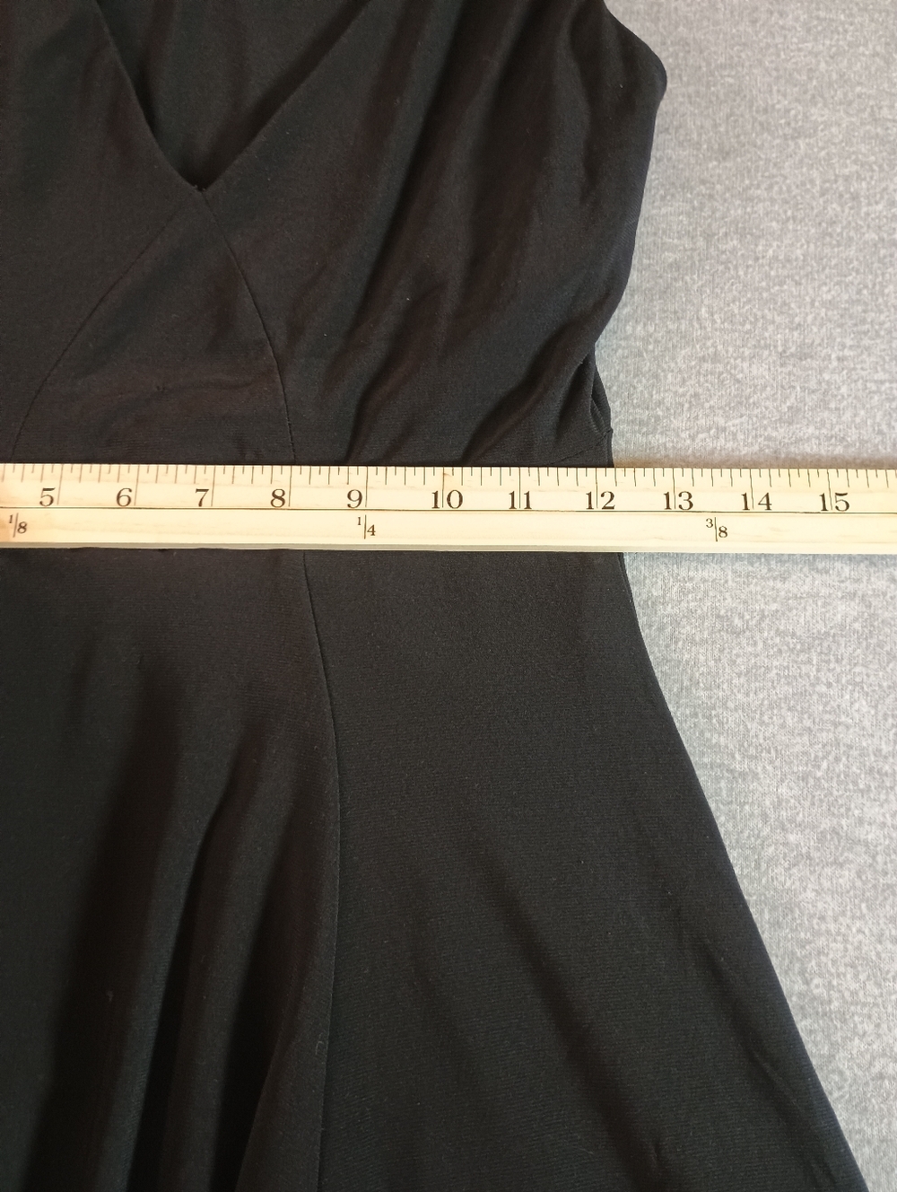 Lauren Ralph Lauren Women's Size 6 Classic Black Sleeveless Fit-and-Flare Dress - Picture 4 of 9